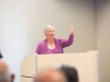 Senator Fran Pavley speaks to a packed room at the Central Coast Sustainability Summit.