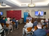 Former California Gov. Arnold Schwarzenegger welcomed the audience over FaceTime video.