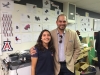 Emilio Pack and student at the  Math and Science College Preparatory in Central Los Angeles