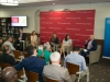Director of the UCLA Luskin Center J.R. DeShazo moderates a panel featuring Wendy Butts, Ron Miller, Estelle Reyes, and Caroline Torosis.