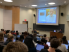 Arnold Schwarzenegger FaceTimes students in new USC AB 32 class.