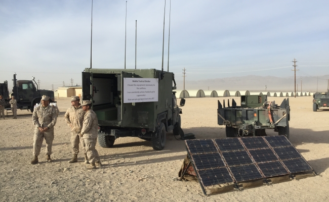 Marine Corps Energy Capability Exercise at Twentynine Palms 